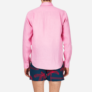 Homme AUTRES Uni - Chemise en Lin Homme Unie, Jacinthe supp2 Homme AUTRES Uni - Chemise en Lin Homme Unie, Jacinthe supp2