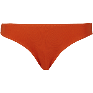 Damen Klassische Höschen Uni - Solid Midi-Bikinihose für Damen, Paprika front Damen Klassische Höschen Uni - Solid Midi-Bikinihose für Damen, Paprika front