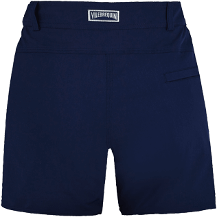 Femme AUTRES Uni - Shorty Long en Matière maillot de bain Femme Uni, Bleu marine back Femme AUTRES Uni - Shorty Long en Matière maillot de bain Femme Uni, Bleu marine back
