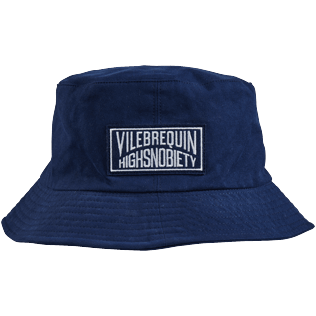 Men Others Solid - Men Bucket Hat - Vilebrequin x Highsnobiety, Deep blue front Men Others Solid - Men Bucket Hat - Vilebrequin x Highsnobiety, Deep blue front