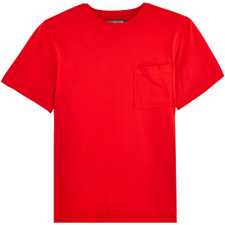 Men Others Solid - Men Pima Cotton Jersey T-shirt Solid, Poppy red front Men Others Solid - Men Pima Cotton Jersey T-shirt Solid, Poppy red front