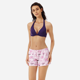 Damen Andere Bedruckt - Kama Sand St Valentin 2019 Badeshorts für Damen, Blassrosa frontworn Damen Andere Bedruckt - Kama Sand St Valentin 2019 Badeshorts für Damen, Blassrosa frontworn