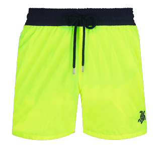 男款 Ultra-light classique 纯色 - 男士双色超轻盈可压缩泳裤, Neon yellow front 男款 Ultra-light classique 纯色 - 男士双色超轻盈可压缩泳裤, Neon yellow front