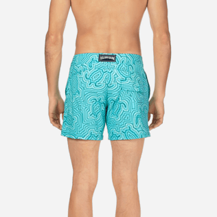 Men Short, Fitted Printed - Men Short and Fitted Stretch Swimwear Hypnotic Turtles, Curacao supp2 Men Short, Fitted Printed - Men Short and Fitted Stretch Swimwear Hypnotic Turtles, Curacao supp2