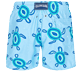 男款 Classic 印制 - 男士 Mosaic Turtles 泳裤, Sky blue 后视图