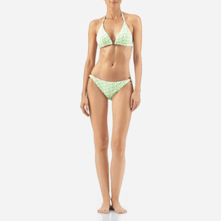 Women Classic brief Printed - Micro Turtles Hawaï Bikini bottom, Veronese green frontworn Women Classic brief Printed - Micro Turtles Hawaï Bikini bottom, Veronese green frontworn