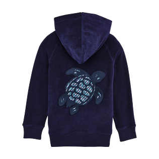 Garçons Sweatshirts Imprimé - Sweatshirt à capuche en Eponge Enfant Modernist Fish, Bleu marine back Garçons Sweatshirts Imprimé - Sweatshirt à capuche en Eponge Enfant Modernist Fish, Bleu marine back