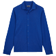 Men Others Solid - Jersey Tencel Men Shirt Solid, Royal blue front view