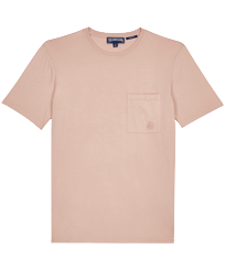 Hombre Autros Liso - Camiseta de algodón orgánico con tinte natural para hombre, Dew vista frontal