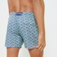 Men Others Printed - Men Stretch Swimwear Marbella, Lagoon back worn view