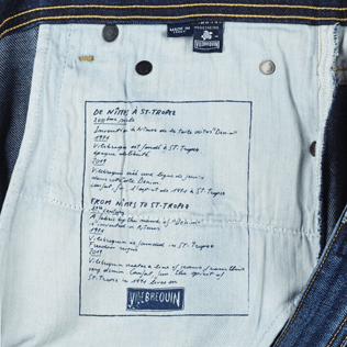Homme AUTRES Uni - Jeans 5 Poches homme Coupe Droite, Med denim w2 vue de détail 3
