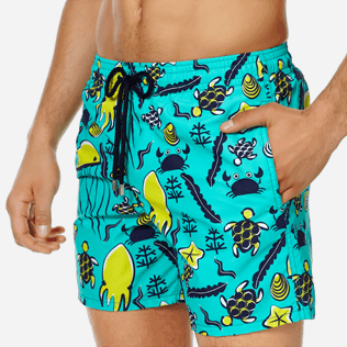 Uomo Classico Stampato - Costume da bagno uomo Turtles Beach, Veronese green supp1 Uomo Classico Stampato - Costume da bagno uomo Turtles Beach, Veronese green supp1
