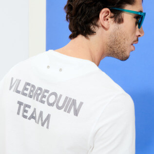 Uomo Altri Stampato - Men Organic Cotton T-Shirt Turtle Team, Gesso supp3 Uomo Altri Stampato - Men Organic Cotton T-Shirt Turtle Team, Gesso supp3
