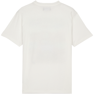 Hombre Autros Estampado - Camiseta sofisticada con logotipo de Vilebrequin y estampado 2 Chevaux À St Tropez para hombre, Off white vista trasera
