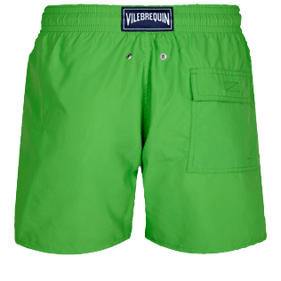 Hombre Clásico Liso - Bañador de color liso para hombre, Hierba verde back Hombre Clásico Liso - Bañador de color liso para hombre, Hierba verde back