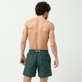 Men Classic Printed - Men Swimwear Te Mana O Te Moana, Navy back worn view