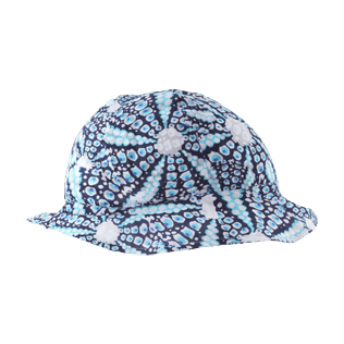 Others Printed - Kids Cotton Voile Hat Oursinade, Navy front Others Printed - Kids Cotton Voile Hat Oursinade, Navy front