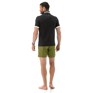 Men Polos Solid - Cotton pique polo, Black supp4 Men Polos Solid - Cotton pique polo, Black supp4