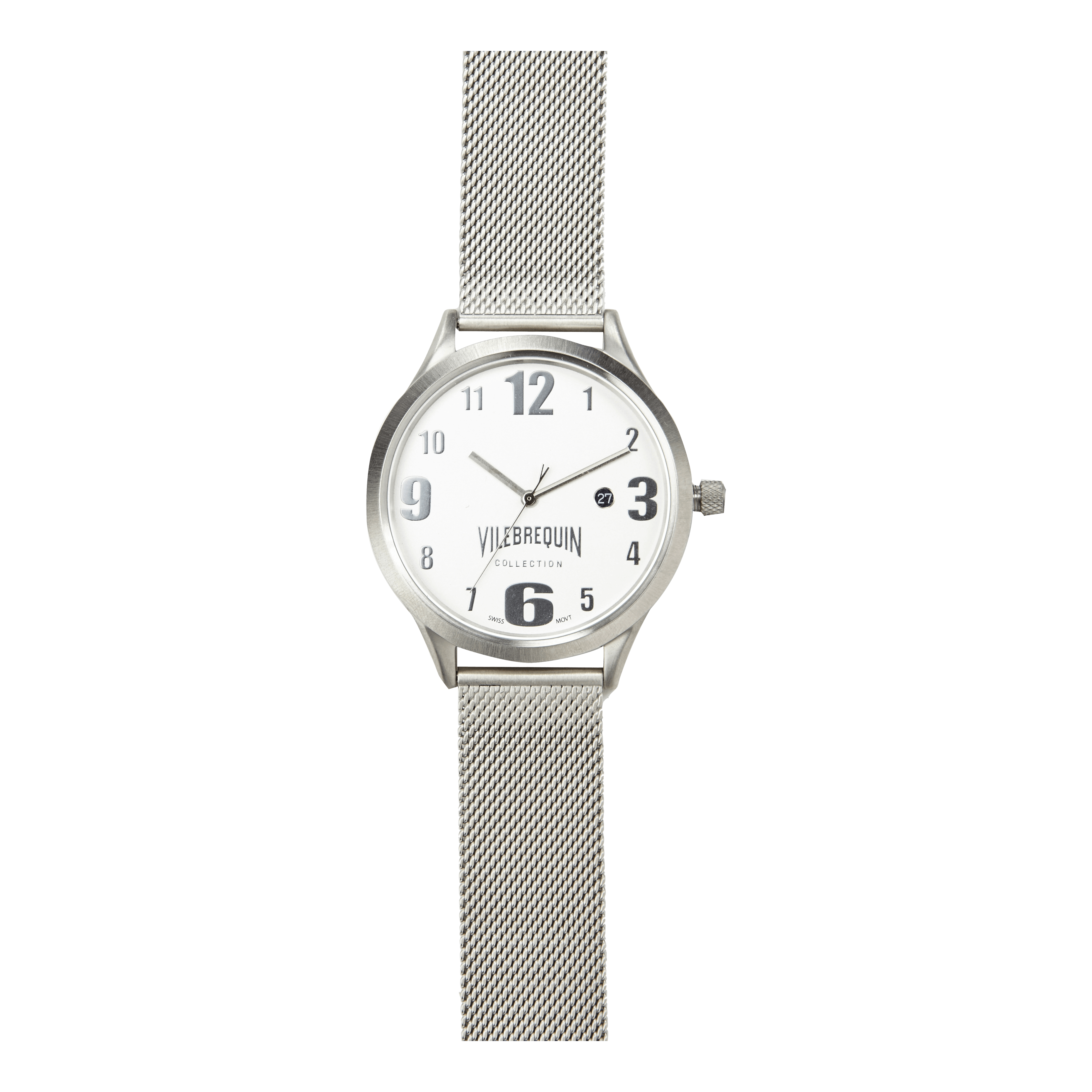 ACCESSOIRE UNISEXE ADULTE - Metal Mesh Silver Watch - MONTRE - METMESH - Gris - TU - Vilebrequin