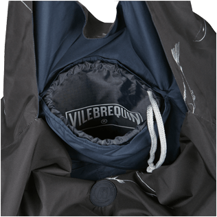 Bags Printed - Oversize Lightweight Foldable Bag Fish Dance, Black supp1 Bags Printed - Oversize Lightweight Foldable Bag Fish Dance, Black supp1