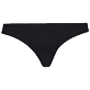 Mujer Braguitas Liso - Braguita de bikini de talle medio con estampado Plumes Jacquard para mujer, Negro vista frontal