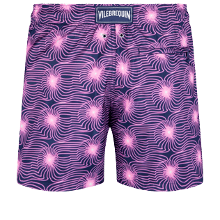 Men Ultra-light classique Printed - Men Ultra-light and packable Swim Shorts Hypno Shell, Navy back view