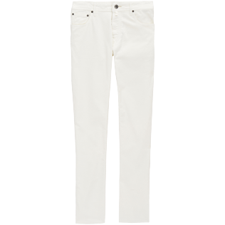 Homme AUTRES Uni - Pantalon 5 Poches Velours Homme Coupe regular, Ecru front Homme AUTRES Uni - Pantalon 5 Poches Velours Homme Coupe regular, Ecru front