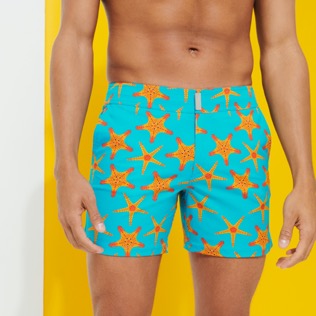 Men Others Printed - Men Flat Belt Stretch Swimwear Starfish Dance, Curacao details view 2