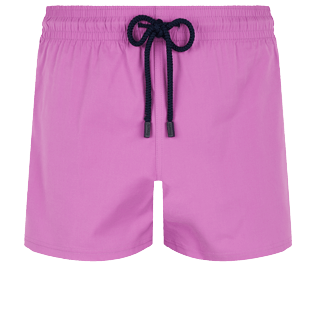 Men Others Solid - Men Swimwear Short and Fitted Stretch Solid, Pink dahlia front view
