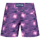 Boys Short classic Printed - Boys Ultra-light and packable Swim Trunks Hypno Shell, Navy back view