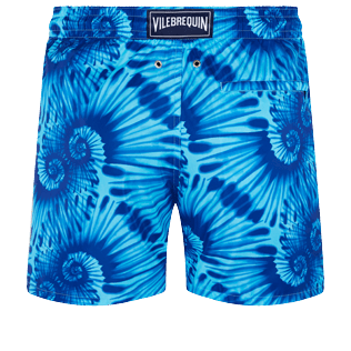 Men Others Printed - Men Swimwear Ultra-light and packable Nautilius Tie & Dye, Azure back view