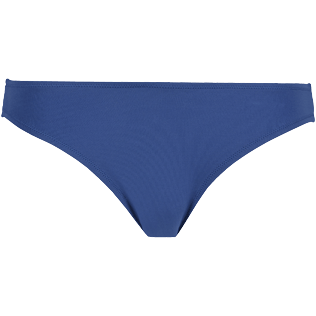 Mujer Braguitas Liso - Braguitas de bikini de talle medio y color liso para mujer, Goa front Mujer Braguitas Liso - Braguitas de bikini de talle medio y color liso para mujer, Goa front