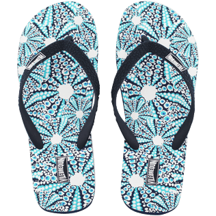Men Others Printed - Men Flip Flops Micro Turtles, Navy front Men Others Printed - Men Flip Flops Micro Turtles, Navy front