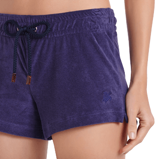 Femme AUTRES Uni - Shortie Eponge Femme Uni, Bleu nuit supp1 Femme AUTRES Uni - Shortie Eponge Femme Uni, Bleu nuit supp1