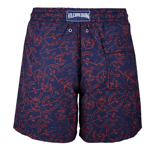 Herren Klassische Bedruckt - Monaco Marine Bademode für Herren, Marineblau back Herren Klassische Bedruckt - Monaco Marine Bademode für Herren, Marineblau back