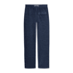 Men Others Solid - Unisex Linen Pants Solid, Navy heather back view