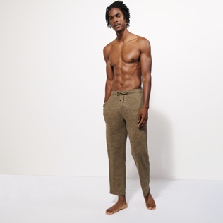 Homme AUTRES Uni - Pantalon unisexe uni en lin, Poivre chine frontworn Homme AUTRES Uni - Pantalon unisexe uni en lin, Poivre chine frontworn