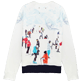 Homme AUTRES Imprimé - Sweatshirt en coton homme Ski - Vilebrequin x Massimo Vitali, Bleu ciel vue de dos