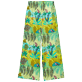 Women Others Printed - Women Cotton Pants Jungle Rousseau, Ginger back view