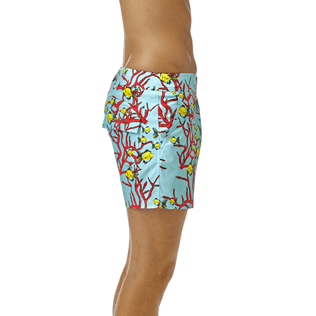 Men Fitted Printed - Superflex Coral and Fish Swimwear, Lagoon supp1 Men Fitted Printed - Superflex Coral and Fish Swimwear, Lagoon supp1