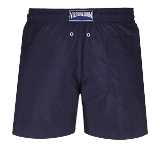 男款 Classic 绣 - Le Vilebrequin 品牌徽标刺绣男士泳裤, Navy back 男款 Classic 绣 - Le Vilebrequin 品牌徽标刺绣男士泳裤, Navy back