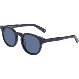 Lunettes Uni - Lunettes de soleil acétate, verres Zeiss Bleu marine, Bleu marine back Lunettes Uni - Lunettes de soleil acétate, verres Zeiss Bleu marine, Bleu marine back