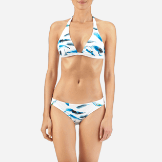Damen Unterteile Bedruckt - Blue Breath-Bikinihose, Weiss supp1 Damen Unterteile Bedruckt - Blue Breath-Bikinihose, Weiss supp1