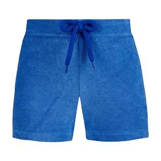 Girls Others Solid - Girls Terry Cloth Shortie Solid, Sea blue front Girls Others Solid - Girls Terry Cloth Shortie Solid, Sea blue front