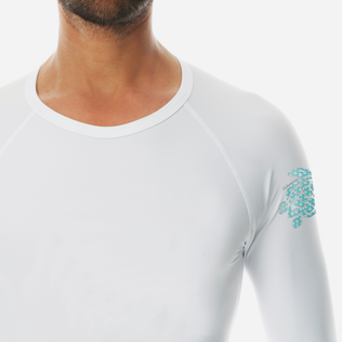 Others Printed - Unisex Long Sleeves Rashguards Solid, White supp1 Others Printed - Unisex Long Sleeves Rashguards Solid, White supp1