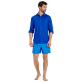 Homme AUTRES Uni - Chemise en Tencel Jersey Tencel Homme Unie, Bleu royal frontworn Homme AUTRES Uni - Chemise en Tencel Jersey Tencel Homme Unie, Bleu royal frontworn