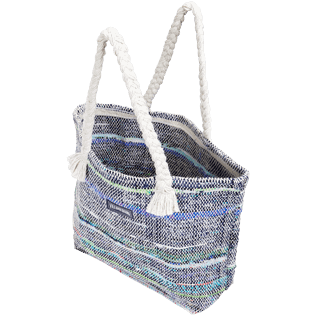 Others Printed - Large Beach Bag Eco-friendly, Blue backworn Others Printed - Large Beach Bag Eco-friendly, Blue backworn