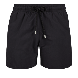 Hombre Clásico Liso - Bañador liso, Negro front Hombre Clásico Liso - Bañador liso, Negro front