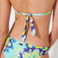 Damen Klassische Höschen Bedruckt - Kaleidoscope Midi-Bikinihose für Damen, Lagune Details Ansicht 2