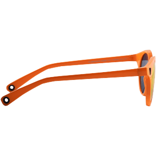 Gafas de sol de color liso unisex Neon orange vista trasera desgastada